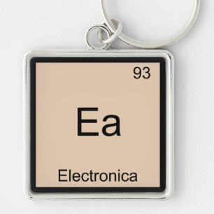 Chaveiro Ea - Símbolo Elemento Químico Funny Eletrônico 