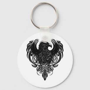 Chaveiro Eagle Head In Tattoo Cartoon Style