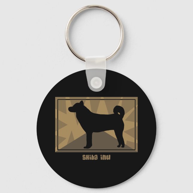 Chaveiro Earthy Shiba Inu (Frente)