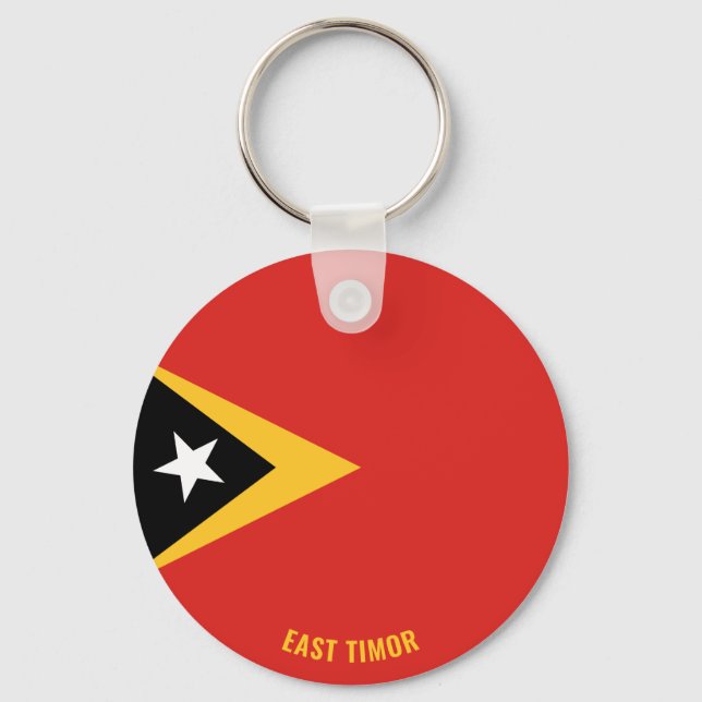 Chaveiro East Timor Flag Charming Patriotic (Frente)