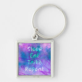 Chaveiro Eat sleep taiko repeat sleutelhanger