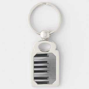 Chaveiro Ebony e Texto personalizado marfim