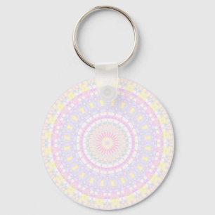 Chaveiro Eclectic Intricate Boho Colorir Pastel Mandala