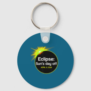 Chaveiro Eclipse Dia de Folga do Sol EUA Totalidade Solar E