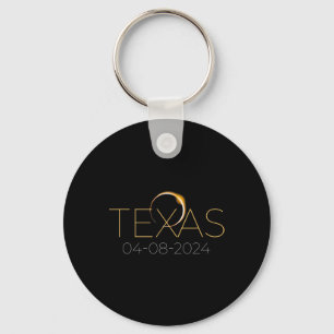 Chaveiro Eclipse Solar 2024 Estado do Texas Total Eclipse S
