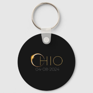 Chaveiro Eclipse Solar 2024 State Ohio Total Eclipse Solar