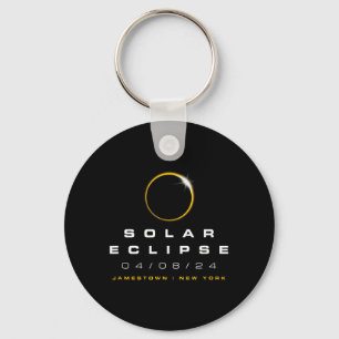 Chaveiro Eclipse solar de Jamestown Nova York 2024