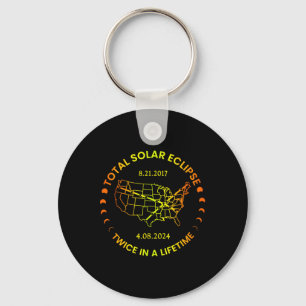 Chaveiro Eclipse Solar Duas Vezes Na Vida 2024 Total Solar 