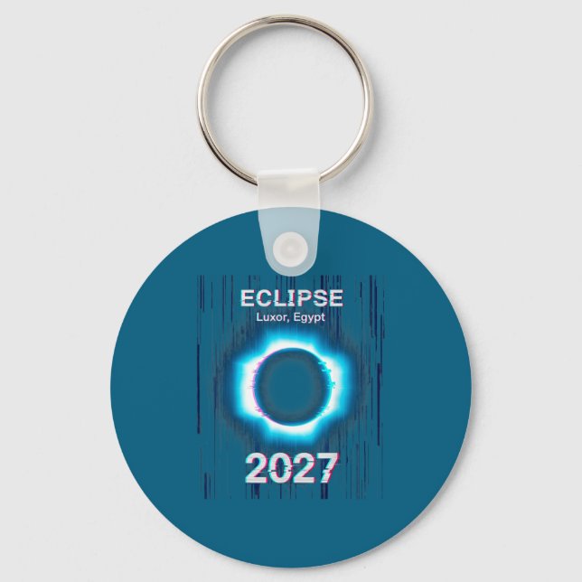 Chaveiro Eclipse Solar Egito Design Solar Total (Frente)