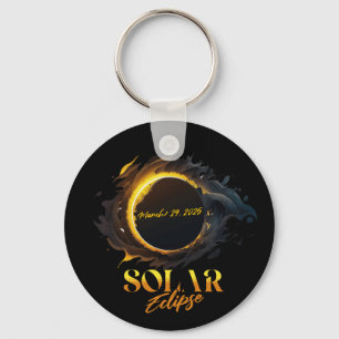 Chaveiro Eclipse Solar Março 29 2025 Comemorativo