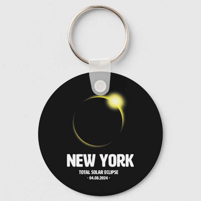 Chaveiro Eclipse Solar Total 2024 04.08.24 Nova York (Frente)