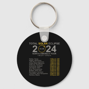 Chaveiro Eclipse Solar Total 2024 Abril 8 Caminho Do Eclip