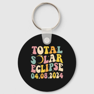 Chaveiro Eclipse Solar Total 2024 Homens Vertro Solares com