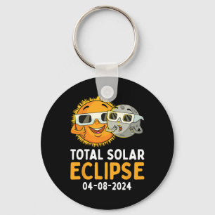 Chaveiro Eclipse Solar Total 2024 Óculos Diversão Sun Moon 