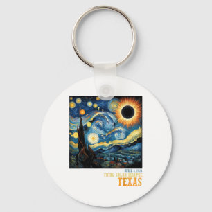 Chaveiro Eclipse Solar Total 2024 Texas For Men Women