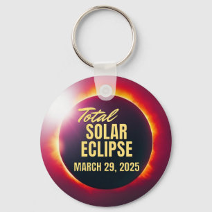 Chaveiro Eclipse Solar Total 2025