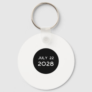 Chaveiro Eclipse Solar Total 2028 Nova Zelândia