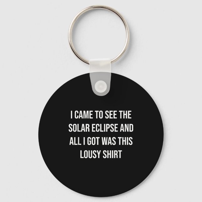 Chaveiro Eclipse Solar Total 8 de Abril (Frente)