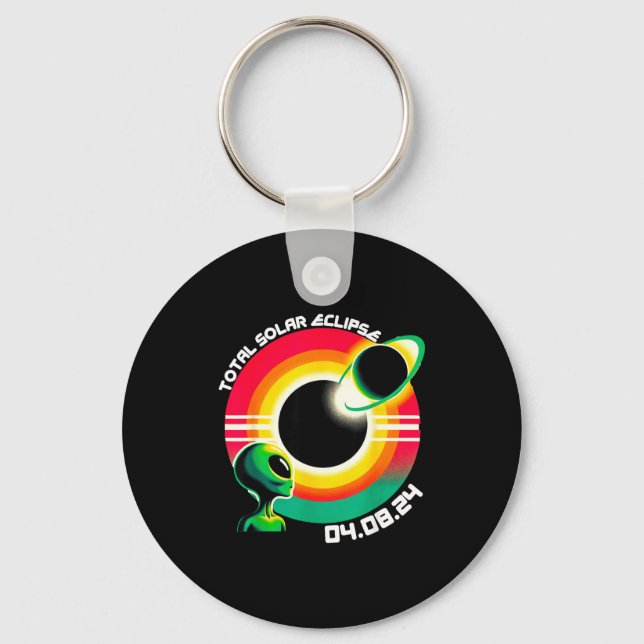 Chaveiro Eclipse Solar Total Alienígena 4 (Frente)