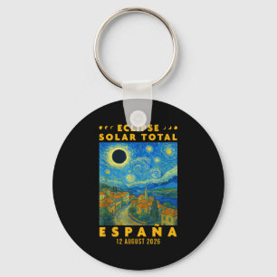 Chaveiro Eclipse Solar Total Espanha 2026