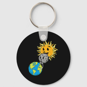 Chaveiro Eclipse Solar Total Terra Lua Sol Photobomb Lover