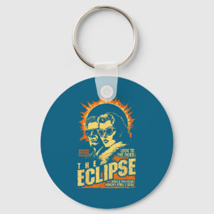 Chaveiro Eclipse Solar Vintage Ficção Científica