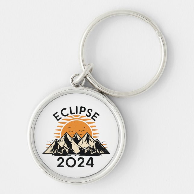 Chaveiro Eclipse Total do Sol 2024 (Frente)