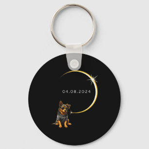 Chaveiro Eclipse Total do Sol Cachorro 2024 Totalidade Cach