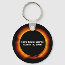 Chaveiro Eclipse Total do Sol de 2026