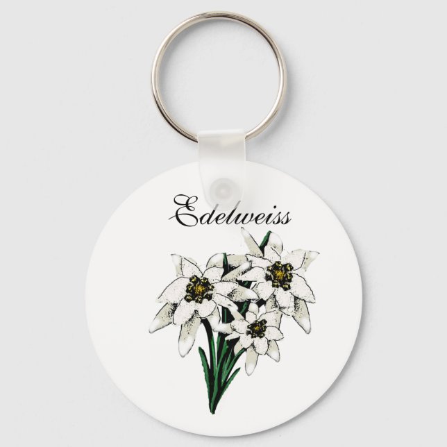 Chaveiro Edelweiss Flowers (Frente)