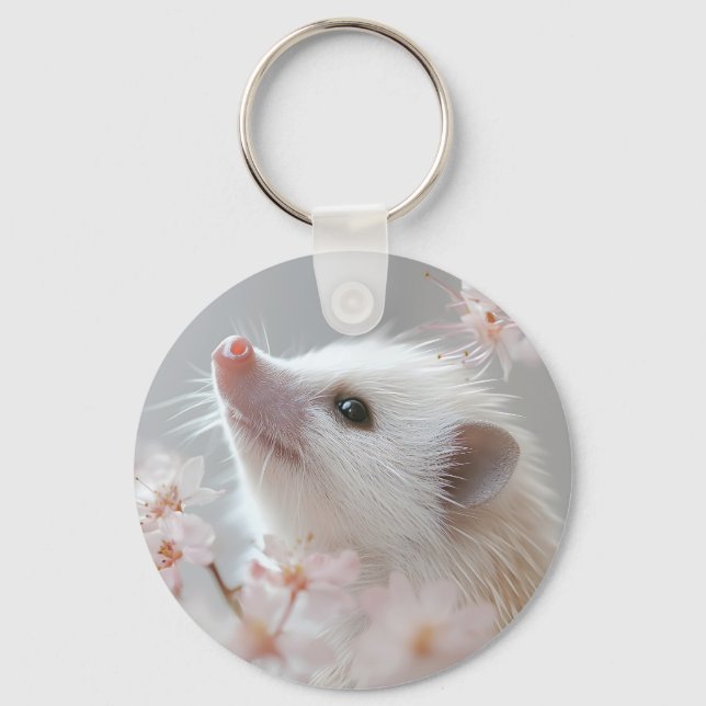 Chaveiro Edema Adorável Entre As Lossóis De Primavera (Frente)