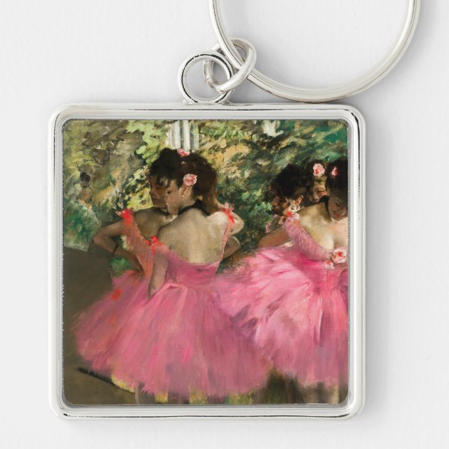 Chaveiro Edgar Degas - Dançarinos a rosa (Frente)