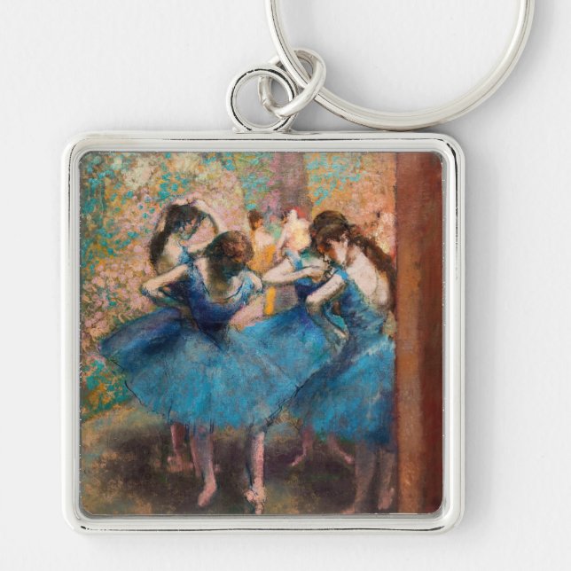 Chaveiro Edgar Degas - Dançarinos em azul (Frente)