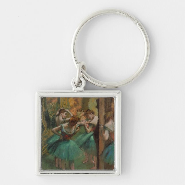 Chaveiro Edgar Degas Dancers Pink and Green Keychain (Frente)