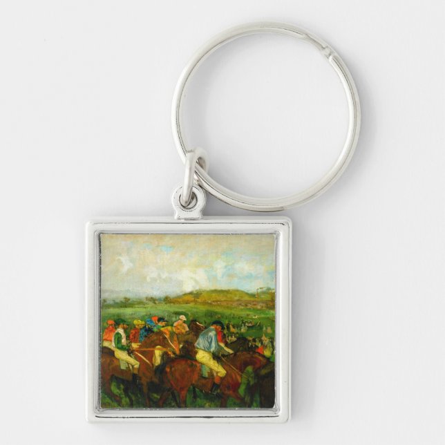 Chaveiro Edgar Degas Horseback Riding (Frente)