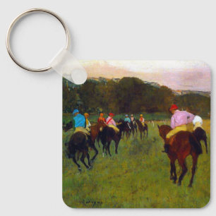 Chaveiro Edgar Degas Race Horses em Longchamp
