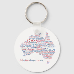 Chaveiro Edição especial Aussie Slang Keyring