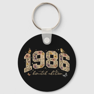 Chaveiro Edição Limitada de 40º Aniversário Floral 1986