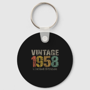 Chaveiro Edição Limitada Vintage 1958 Presentes de Aniversá
