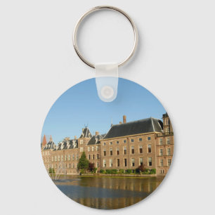 Chaveiro Edifícios do parlamento neerlandês refletidos em