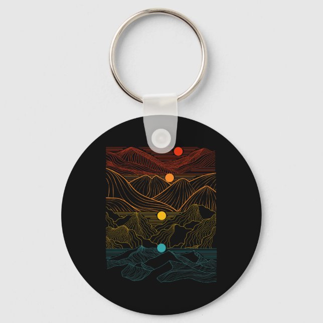 Chaveiro Edm Techno Sun Moon Music Festival Party Dancing D (Frente)