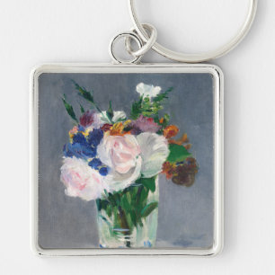 Chaveiro Edouard Manet - Flores em um vaso de cristal