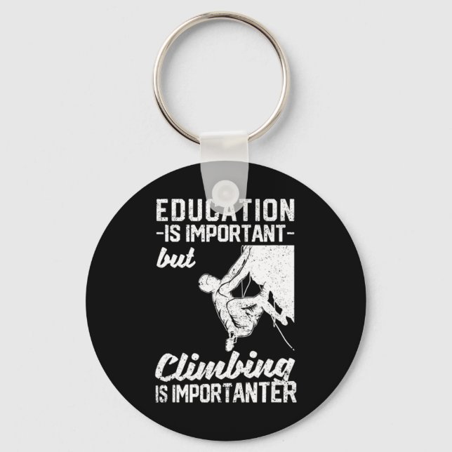 Chaveiro Educação É Importante, Mas Escalar É Importante (Frente)