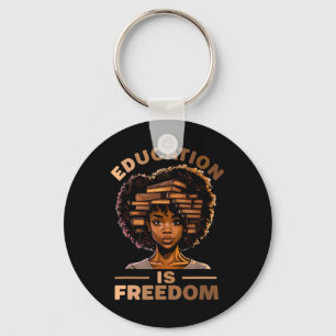 Chaveiro Educação É Liberdade Afro-Americana História Negra