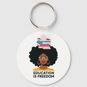 Chaveiro Educação É Liberdade Professor Negro Livros Histór