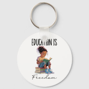 Chaveiro Educação É Liberdade Professor Negro Livros Histór