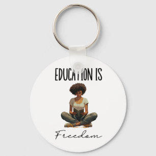 Chaveiro Educação É Liberdade Professor Negro Livros Histór