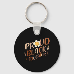 Chaveiro Educador Negro Orgulhoso Professor Groovy História