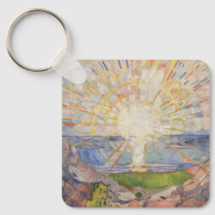 Chaveiro Edvard Munch Mural Painting The Sun (Solen) (1911)