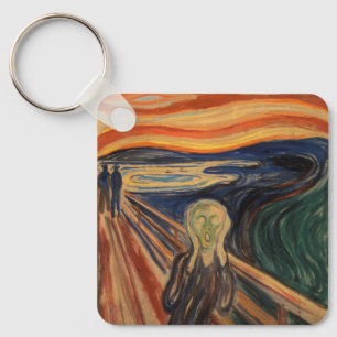 Chaveiro Edvard Munch Pintando O Gritar (Skrik) 1910